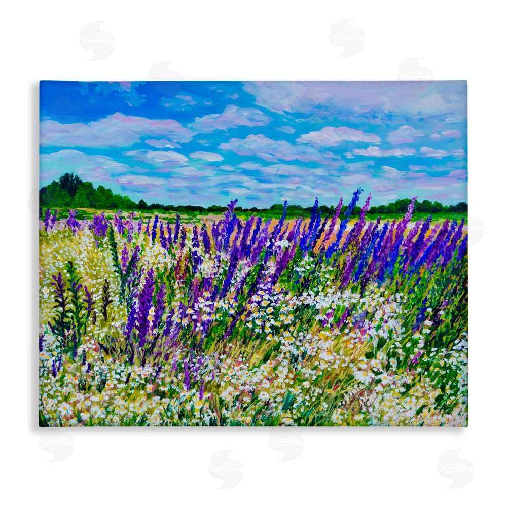 Lee Ann Zirbes Summer's Bounty Meadow Canvas Wall Art Print