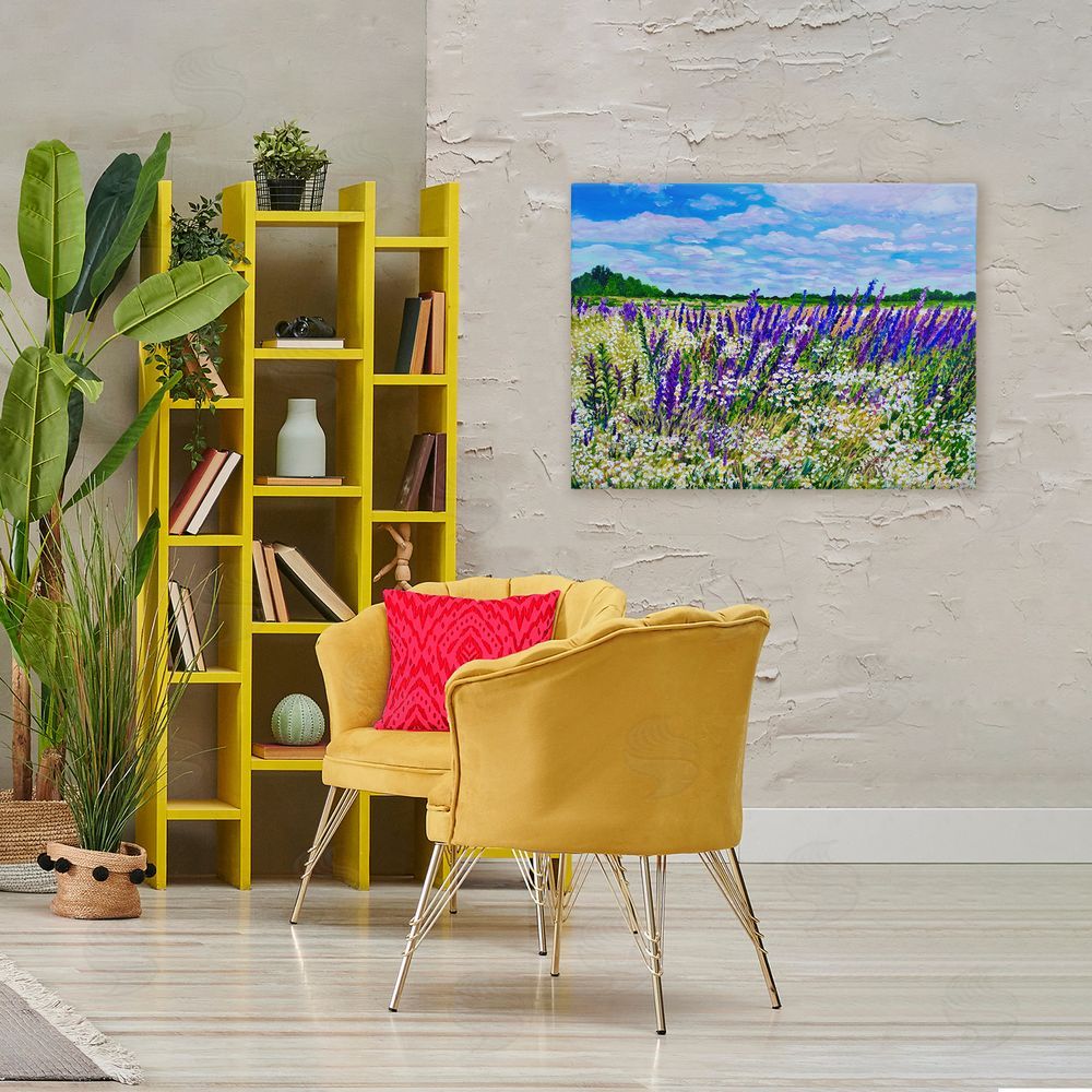 Lee Ann Zirbes Summer's Bounty Meadow Canvas Art on Wall