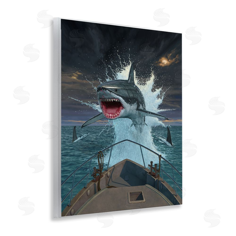 Vincent Hie Fish Out Of Water Wooden Wall Plaque Art Print