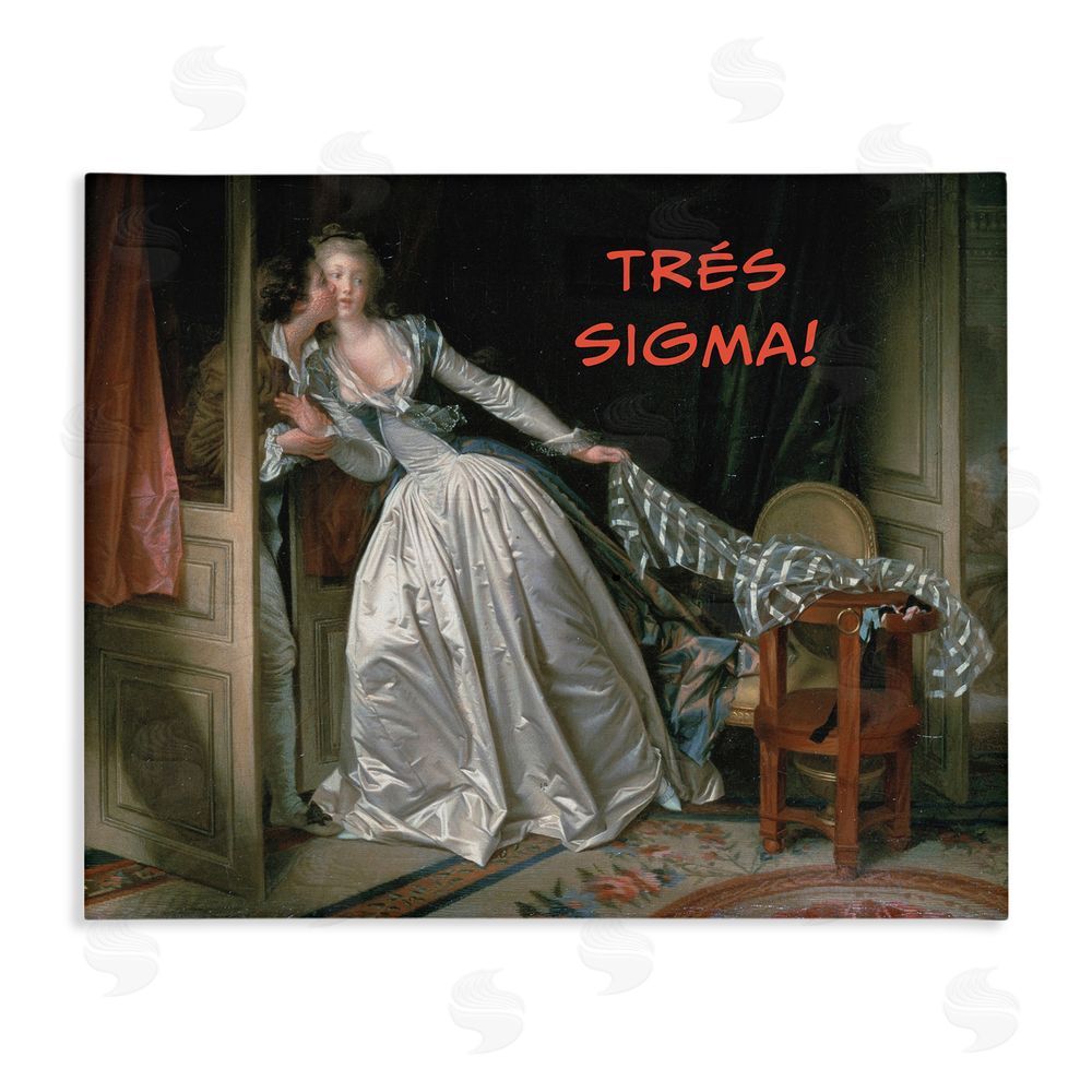 Grotto Studios Iconic Tres Sigma Stretched Canvas Wall Art