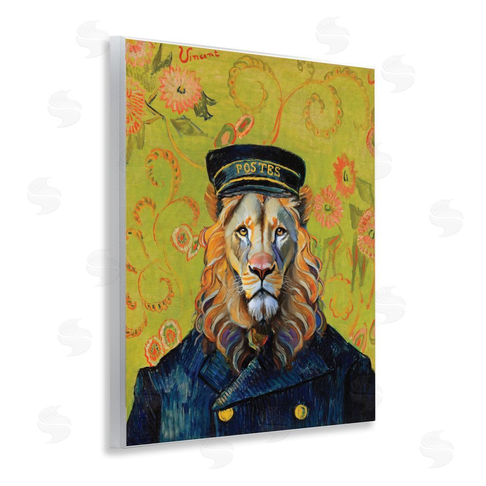 Grotto Studios French Lion Postmaster Wall Plaque Art Print