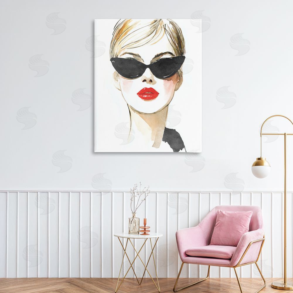 Svetlana Aleynikova Chic Portrait with Crimson Lips