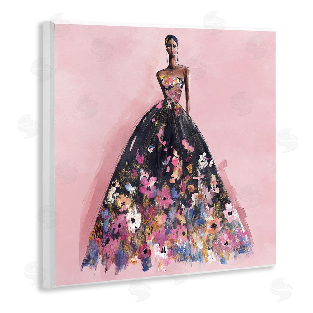 Svetlana Aleynikova Floral Reverie Gown Wooden Wall Plaque Art Print