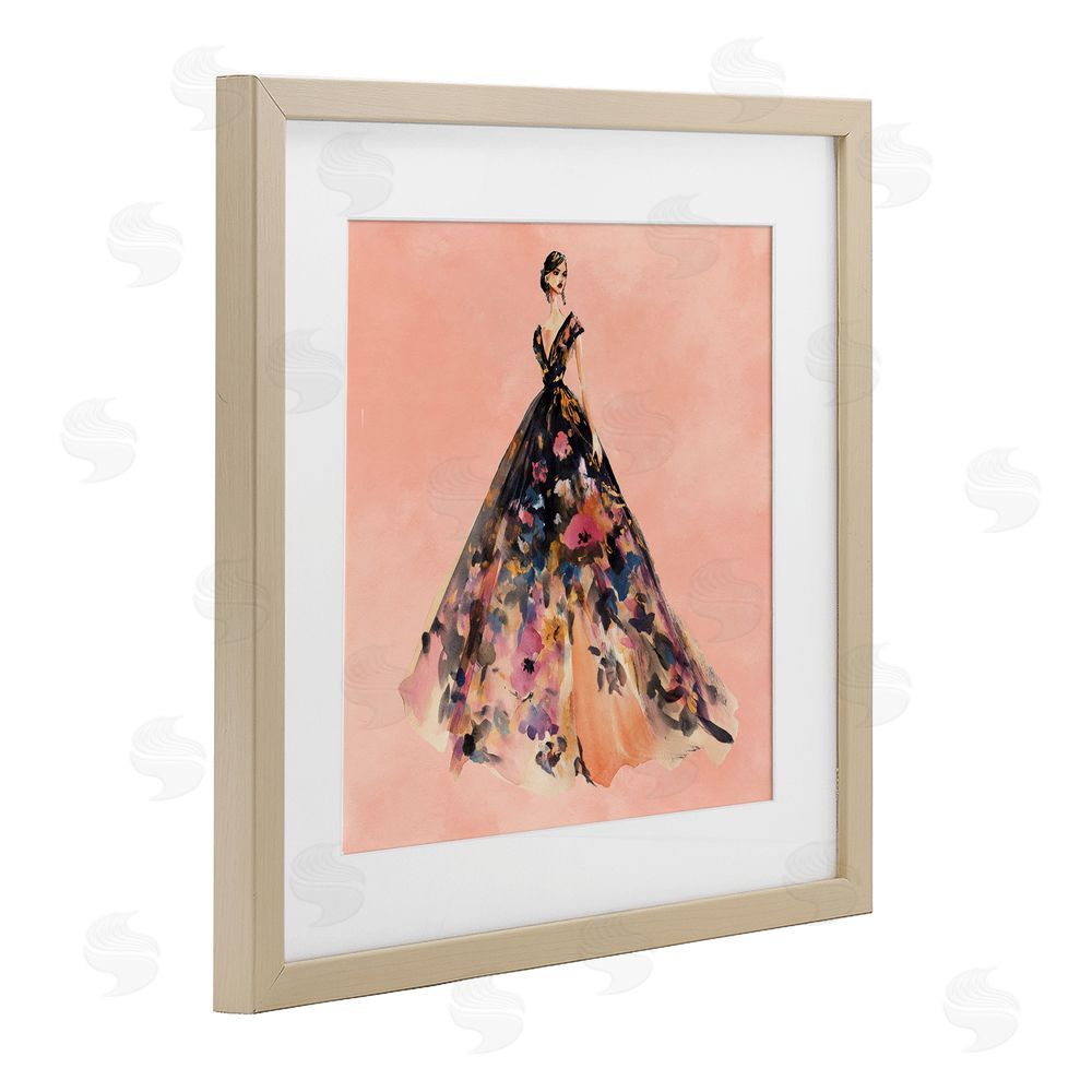 Svetlana Aleynikova Rose Gold Night Brown Framed Print Under Glass Wall Art