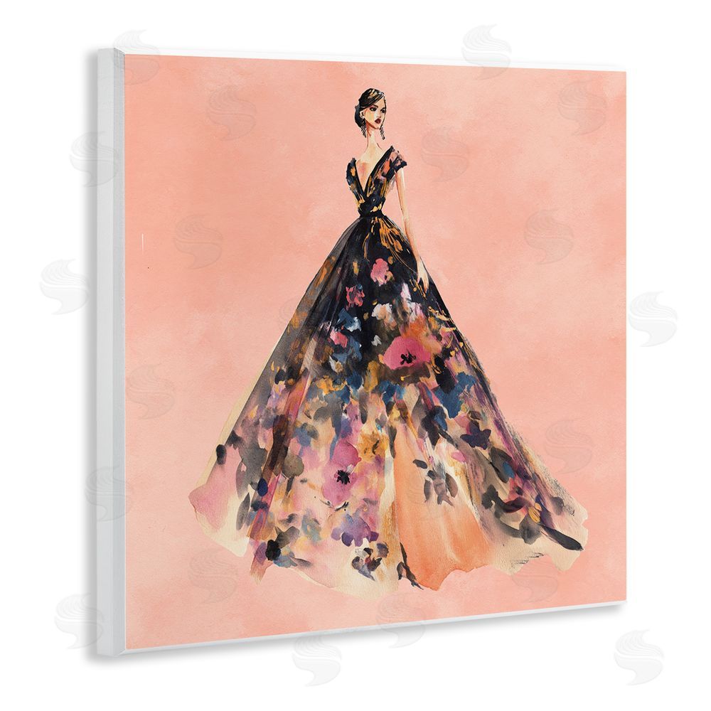 Svetlana Aleynikova Rose Gold Night Wooden Wall Plaque Art Print