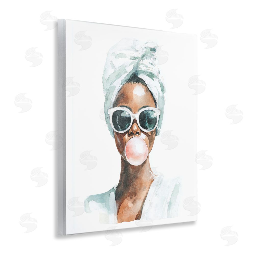 Svetlana Aleynikova Bubble Reverie Female Wooden Wall Plaque Art Print