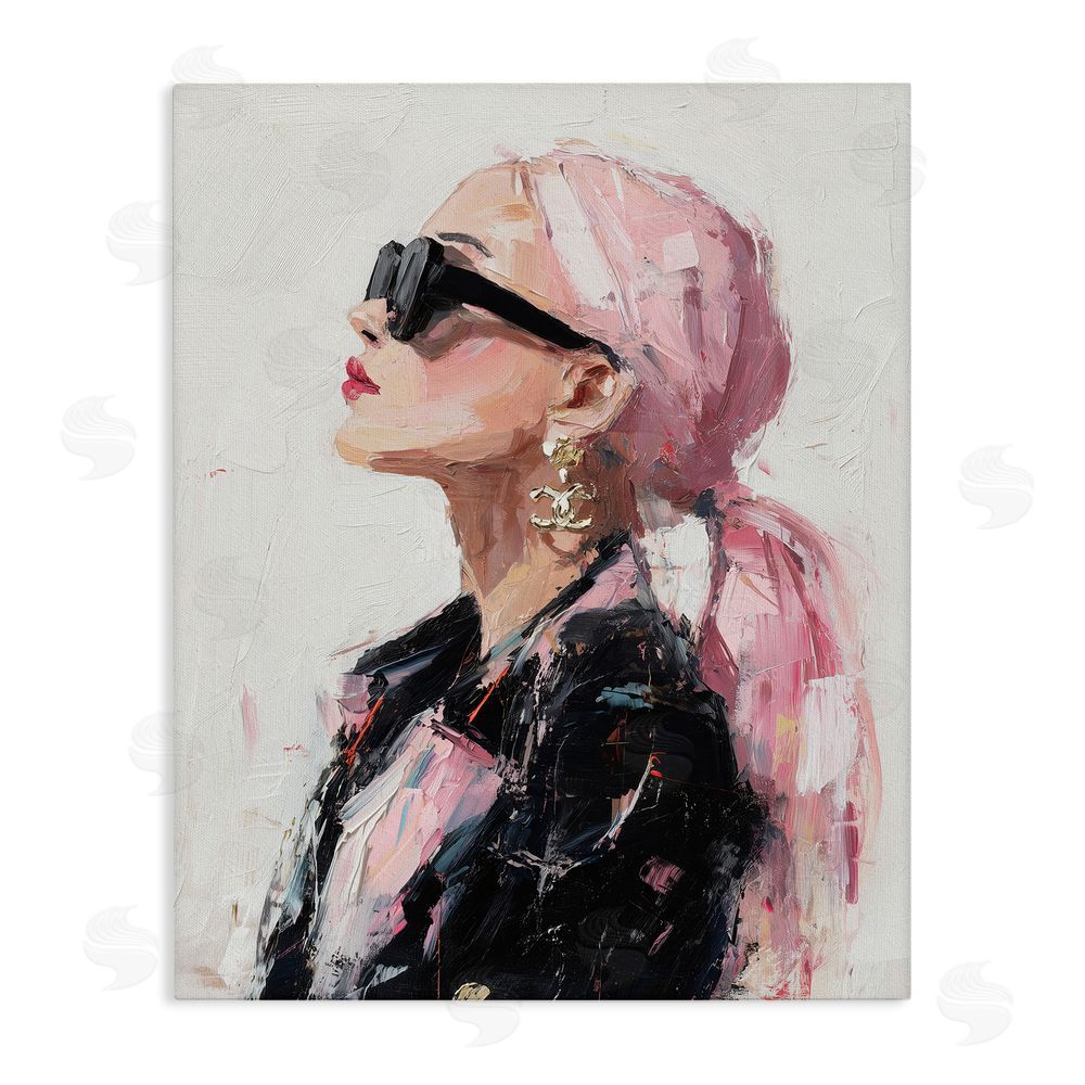 Svetlana Aleynikova Pink Daydream Impression Stretched Canvas Wall Art Print