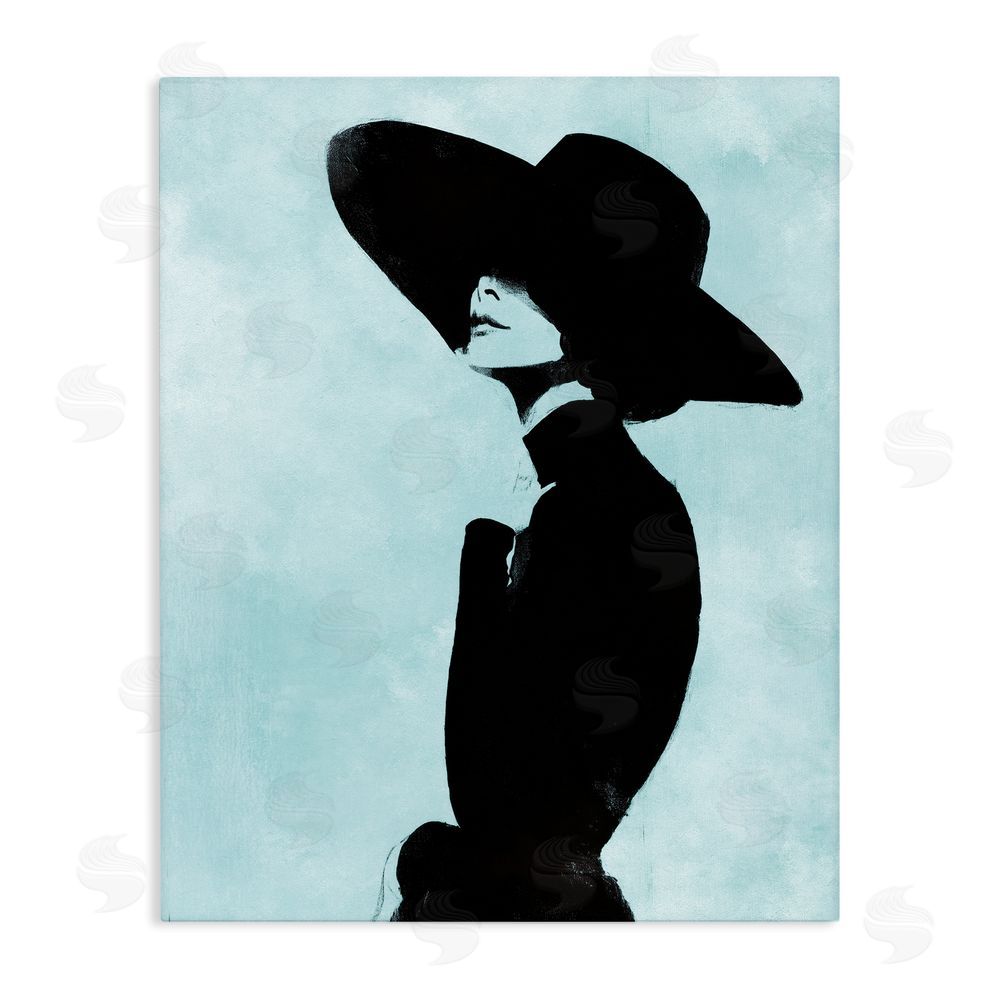 Svetlana Aleynikova Eclipse In Black Stretched Canvas Wall Art Print