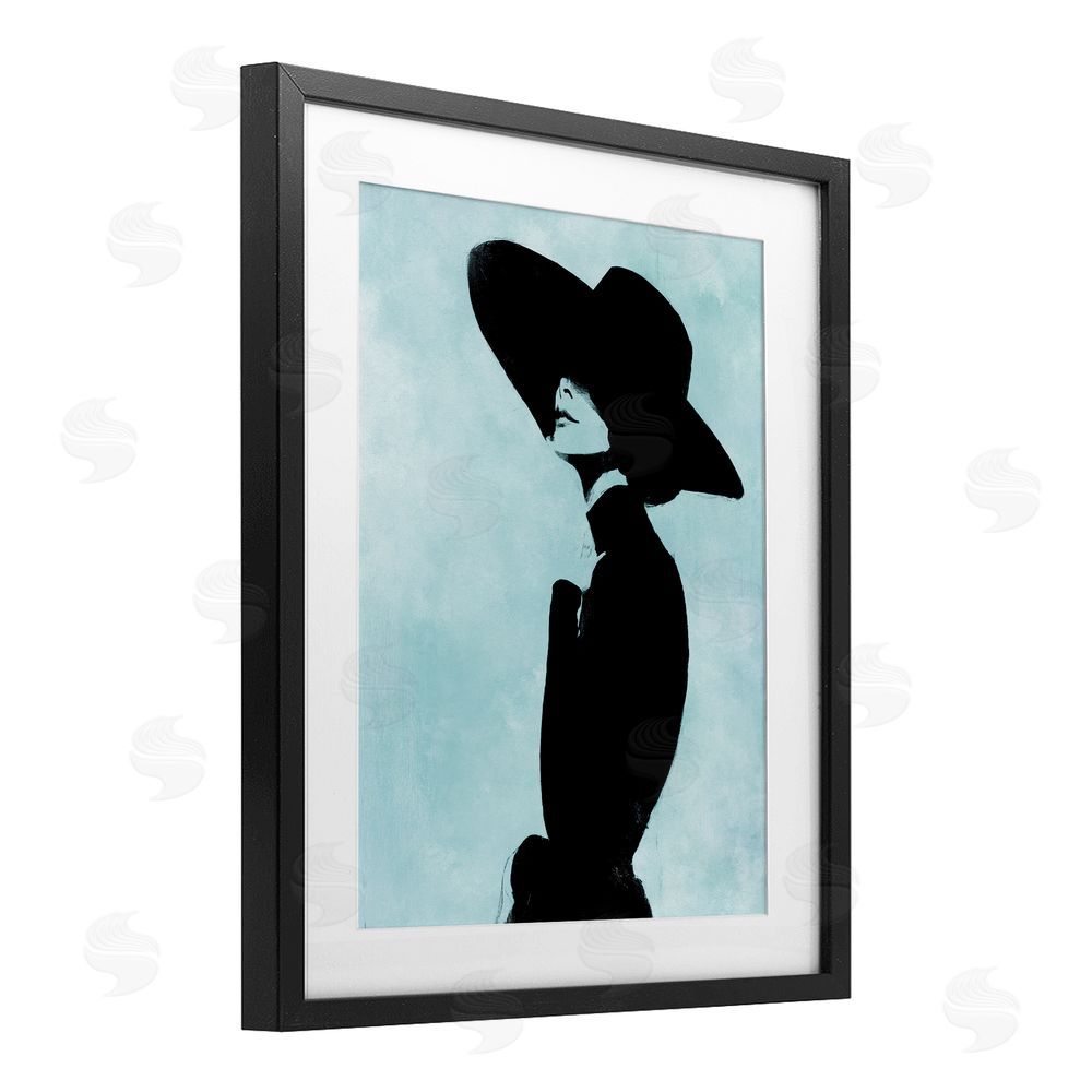 Svetlana Aleynikova Eclipse In Black Black Framed Print Under Glass Wall Art