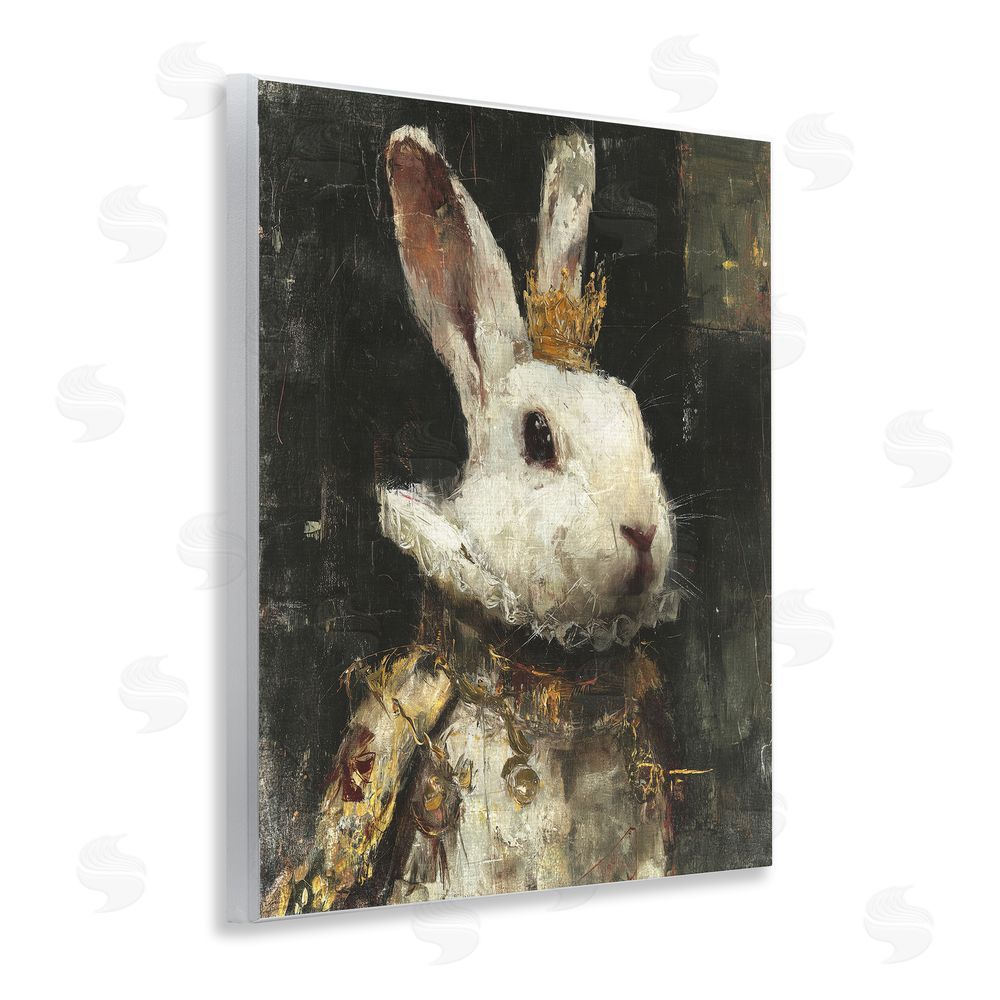 Svetlana Aleynikova Regal Hare Portrait Wooden Wall Plaque Art Print