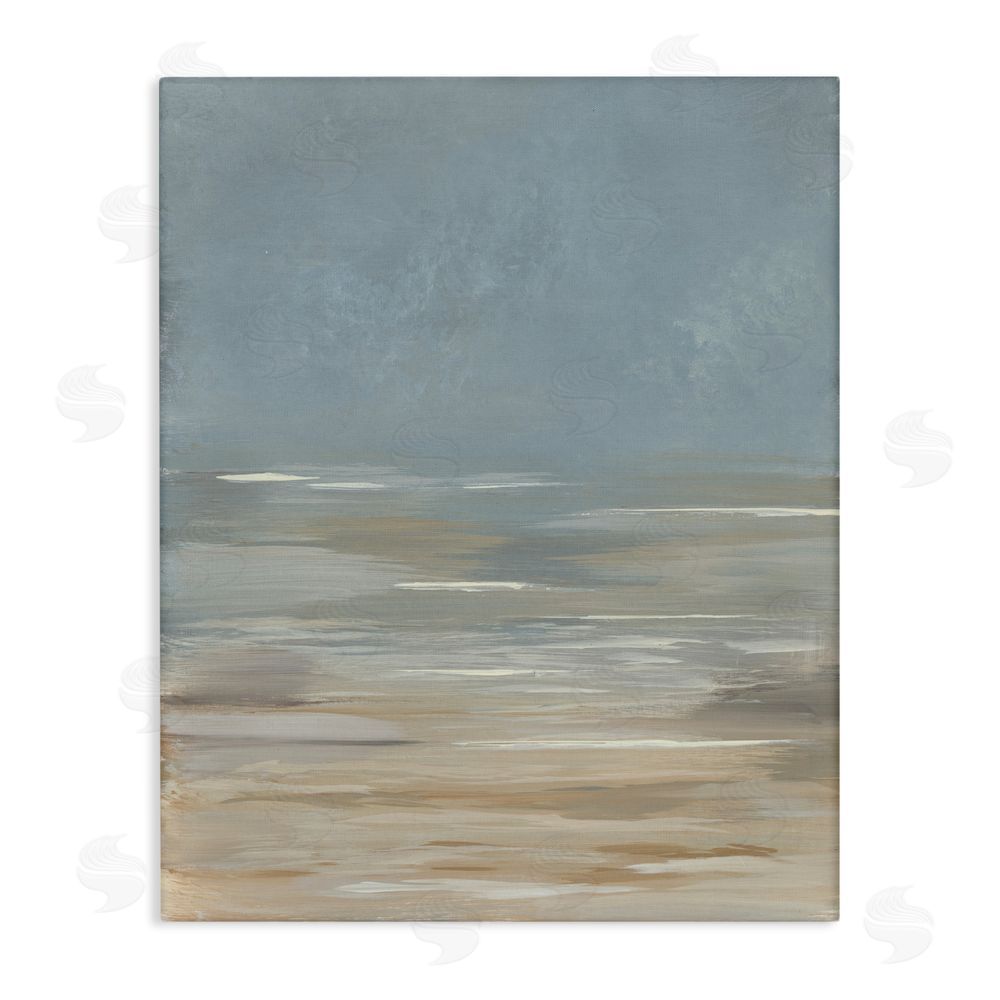 Kristen Dalpiaz Abstract Beach Gradient Stretched Canvas Wall Art Print