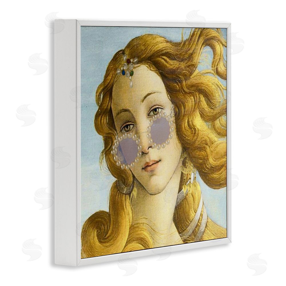 Grotto Studios Modern Day Venus Shades White Framed Giclee Wall Art Print