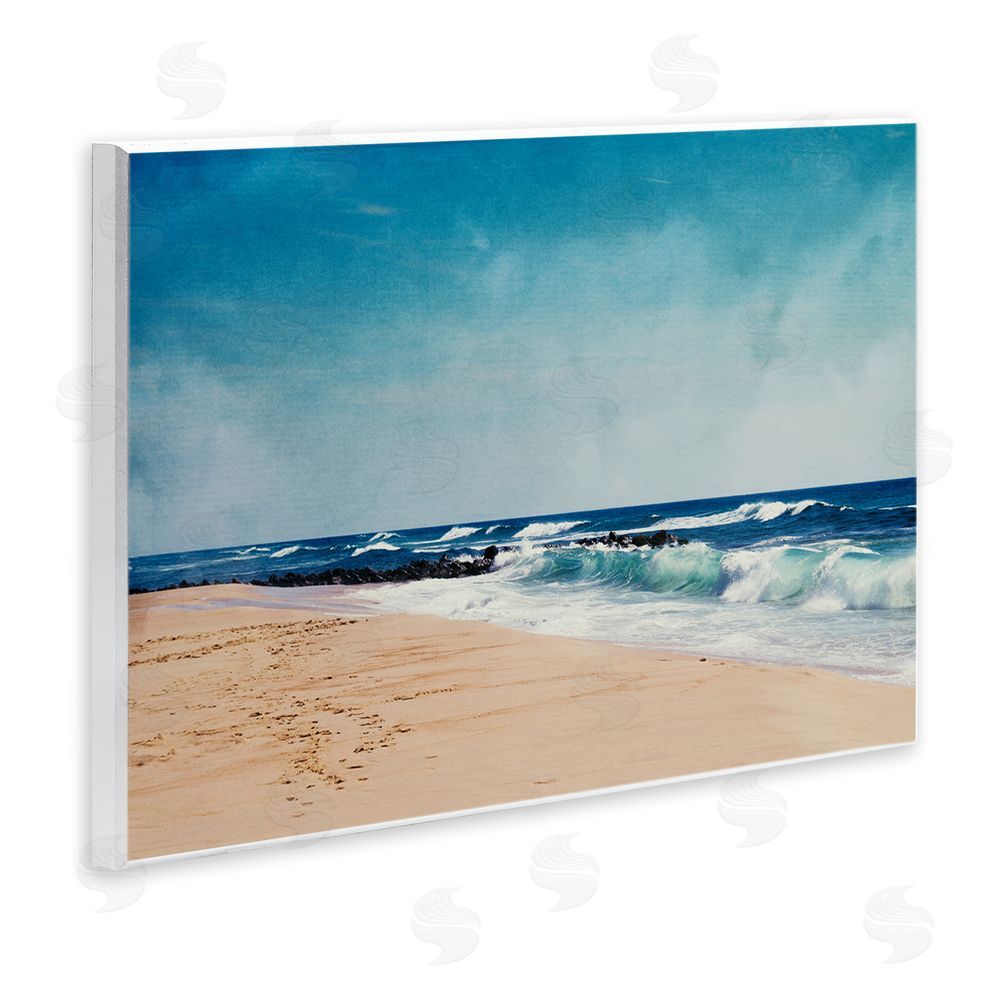 Dirk Wüstenhagen Atlantic Waves Shoreline Wooden Wall Plaque Art Print