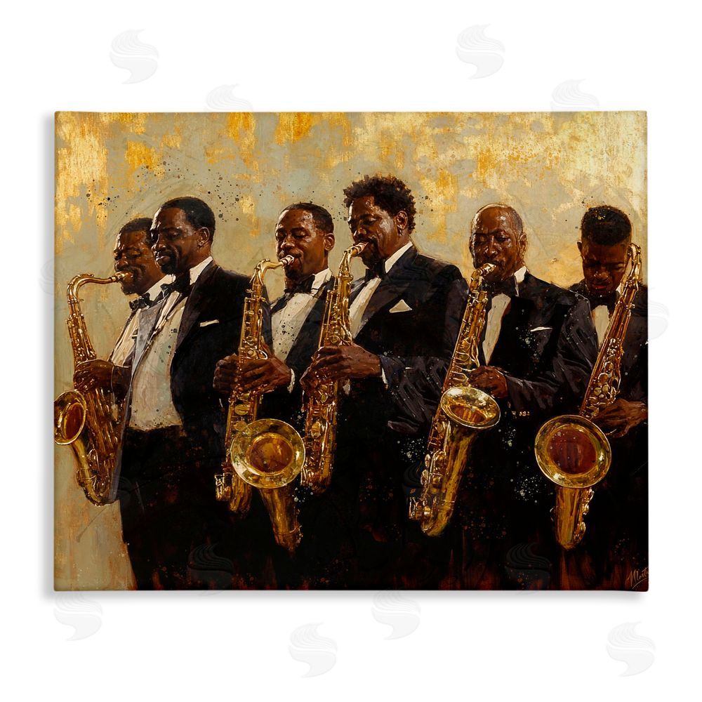 Marta Wiley Golden Era Ensemble Stretched Canvas Wall Art Print