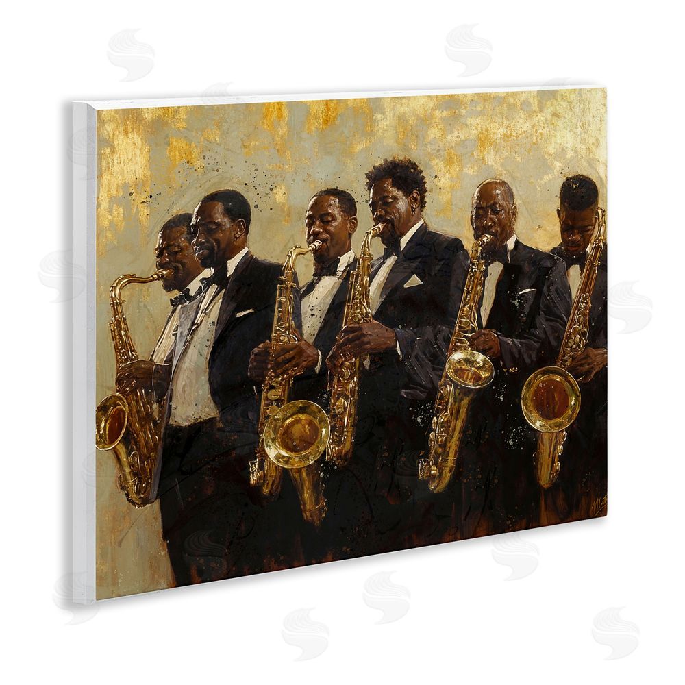 Marta Wiley Golden Era Ensemble Wooden Wall Plaque Art Print