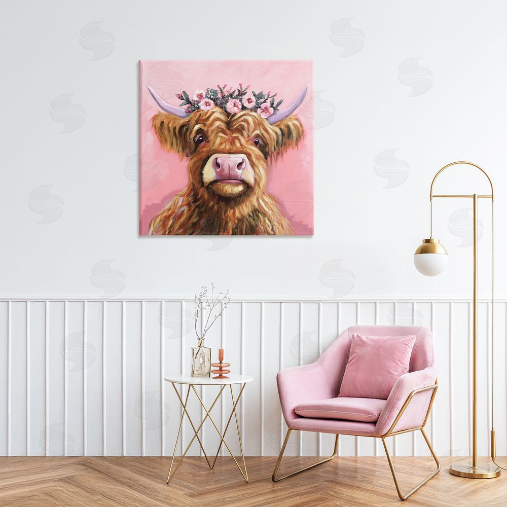 Lucia Stewart Grace Of The Glen Stretched Canvas Wall Art in Room