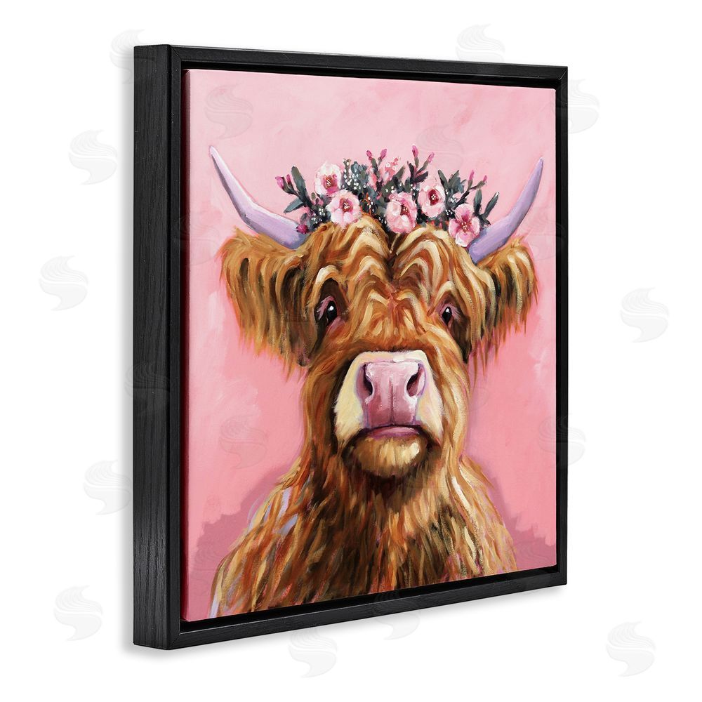 Lucia Stewart Grace Of The Glen Black Floating Frame Canvas Wall Art Print