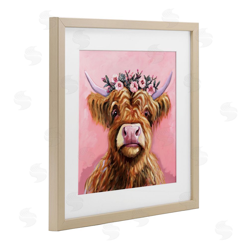 Lucia Stewart Grace Of The Glen Brown Framed Print Under Glass Wall Art
