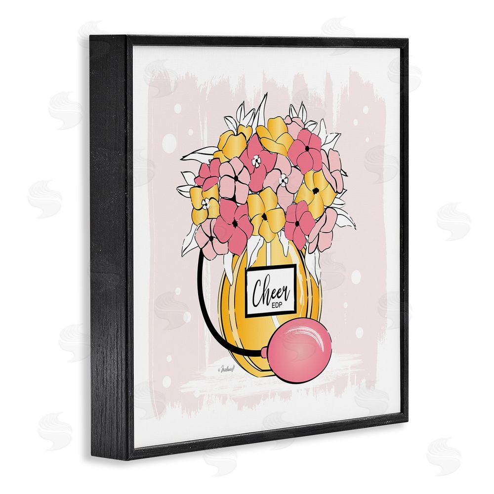 Martina Pavlova Cheer Perfume Floral Bouquet Black Framed Giclee Wall Art Print