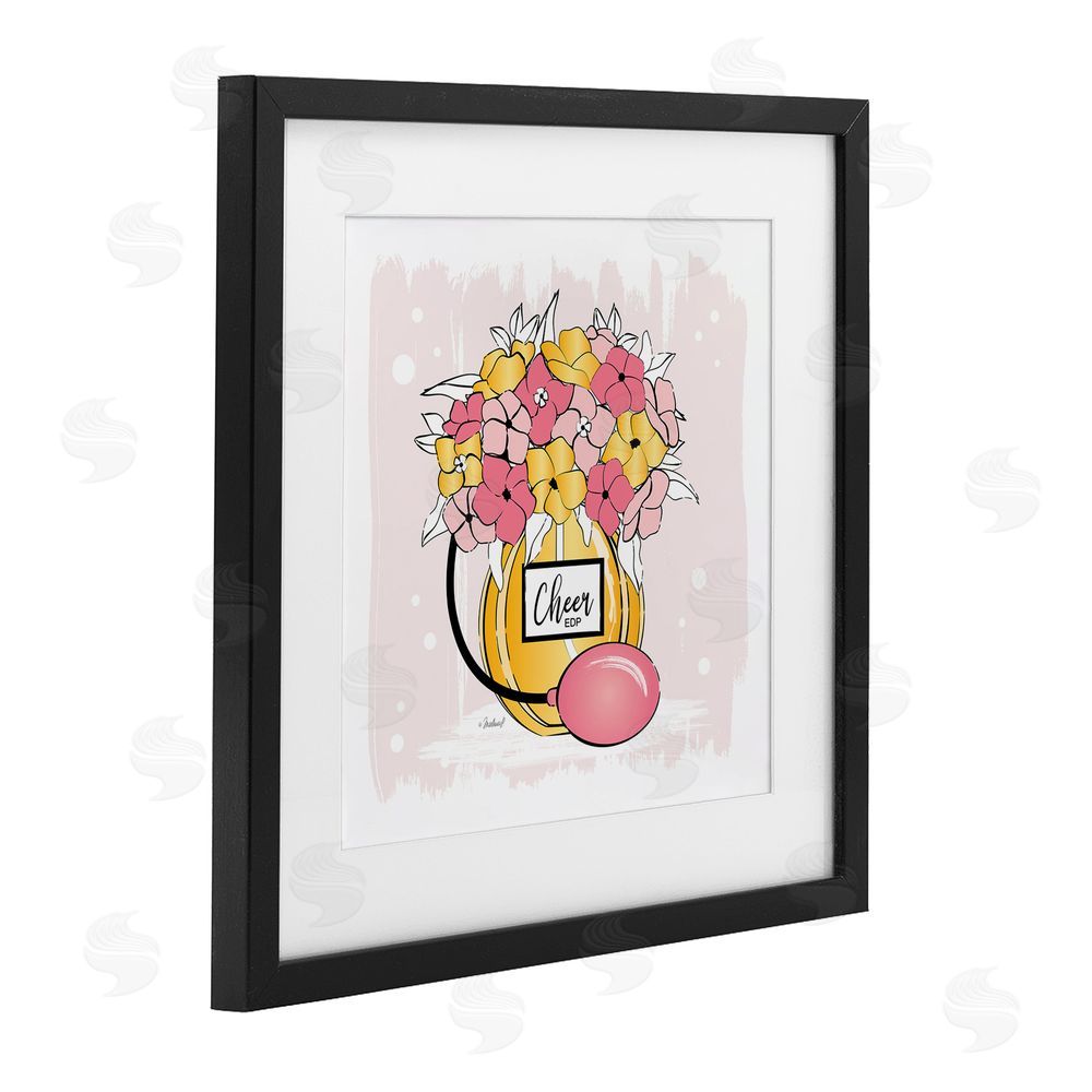 Martina Pavlova Cheer Perfume Floral Bouquet Black Framed Print Under Glass Wall Art