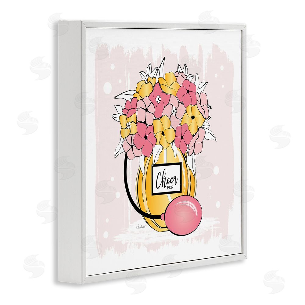 Martina Pavlova Cheer Perfume Floral Bouquet White Framed Giclee Wall Art Print