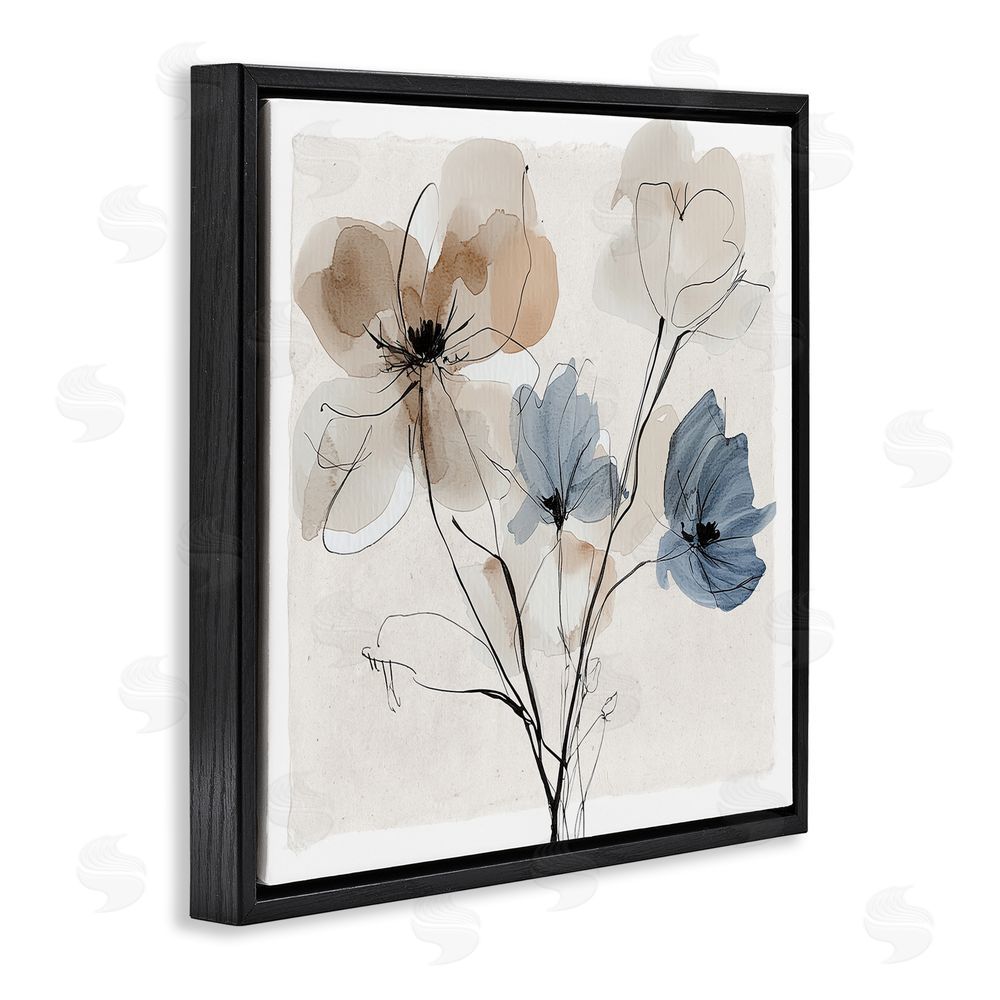 Annabelle Hall Bundle of Reclaimed Pleasures Black Floating Frame Canvas Wall Art Print