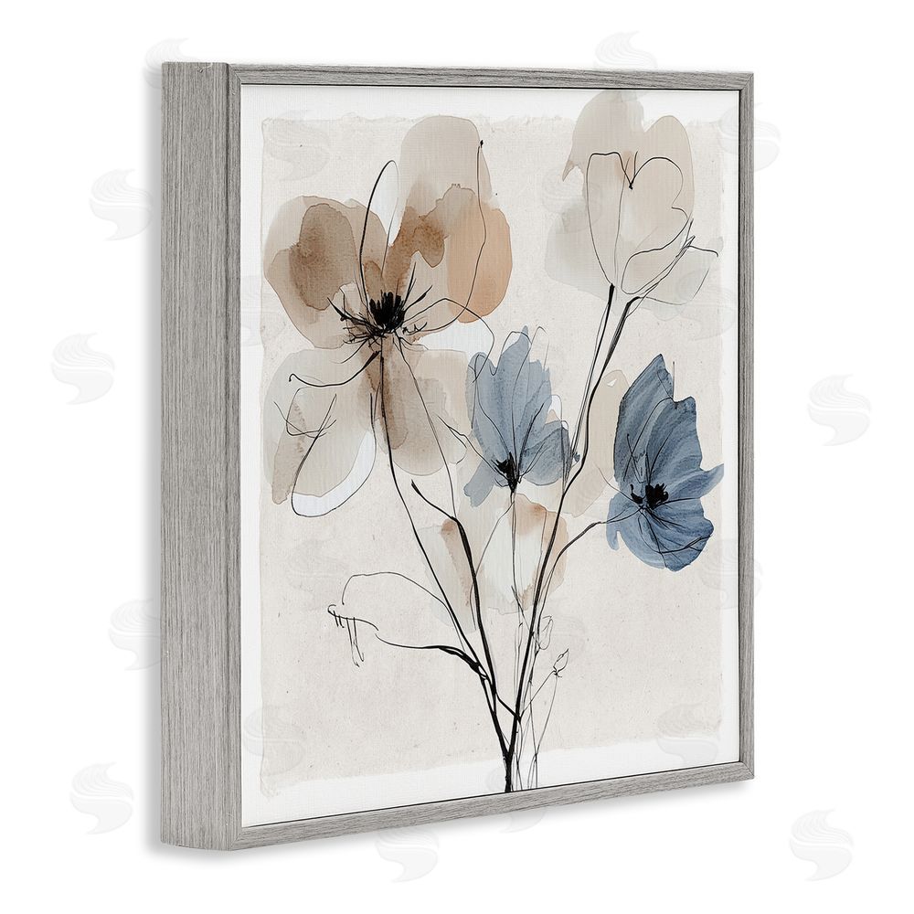 Annabelle Hall Bundle of Reclaimed Pleasures Gray Framed Giclee Wall Art Print