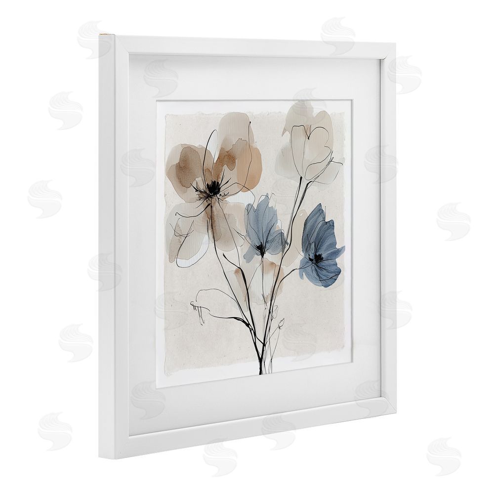 Annabelle Hall Bundle of Reclaimed Pleasures White Framed Print Under Glass Wall Art
