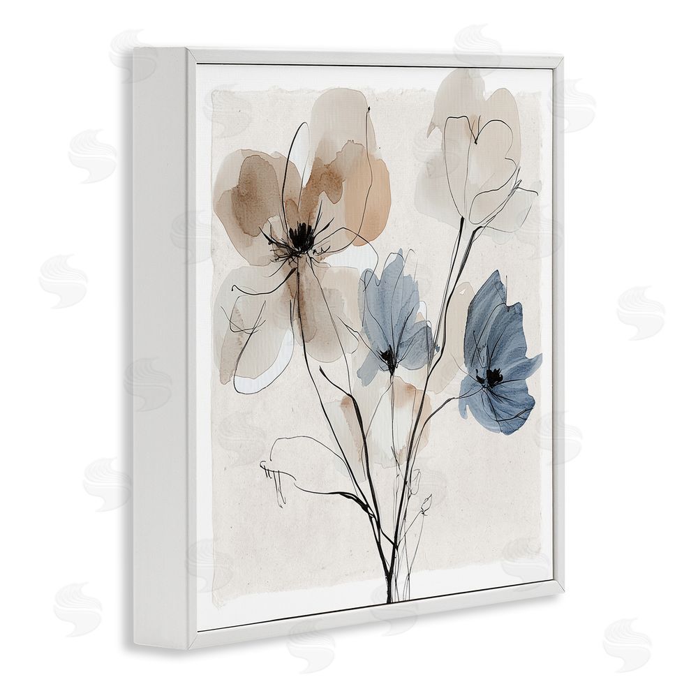 Annabelle Hall Bundle of Reclaimed Pleasures White Framed Giclee Wall Art Print