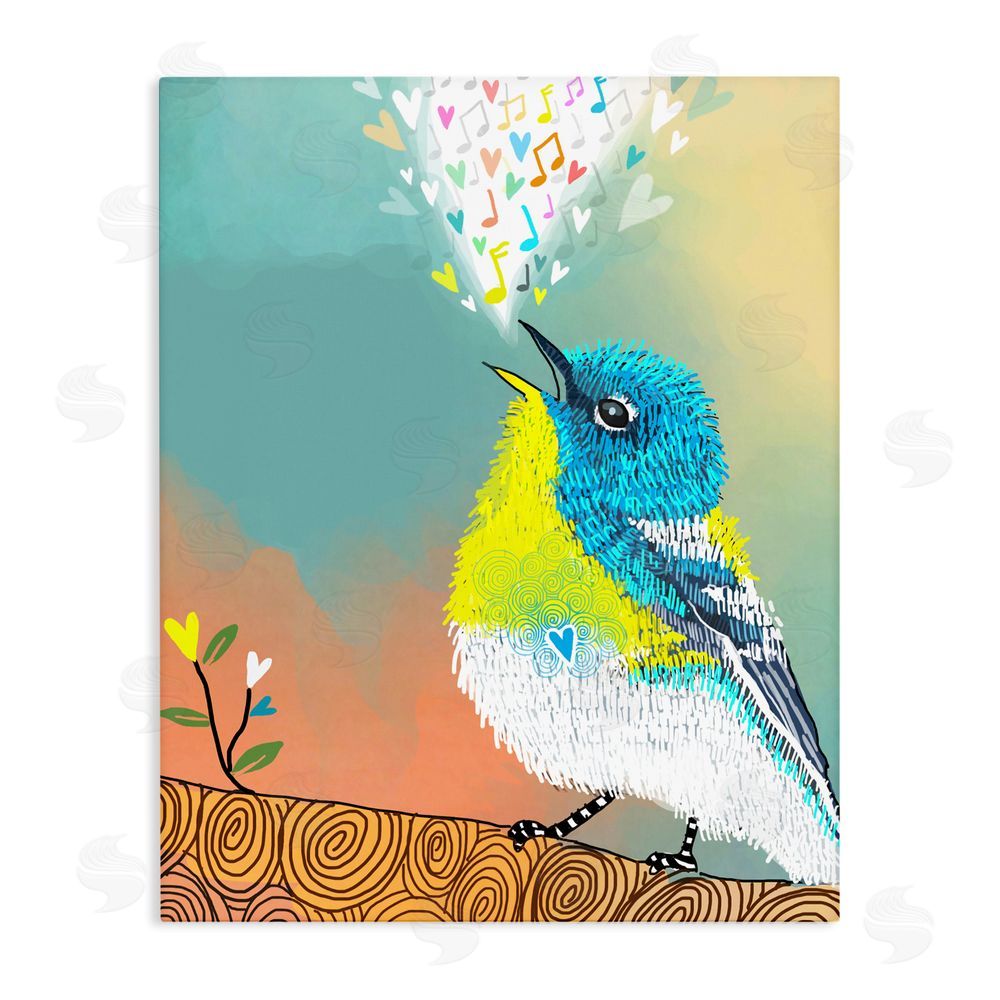 Suzanne Millius Dream Chaser Songbird Stretched Canvas Wall Art
