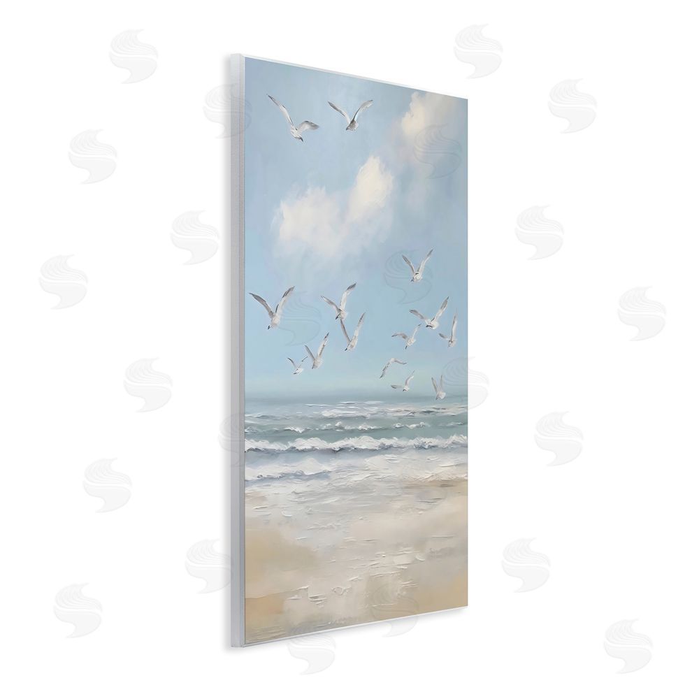 Creative Studio Ocean Flight Seagulls Wall Plaque Home Decor Art Print