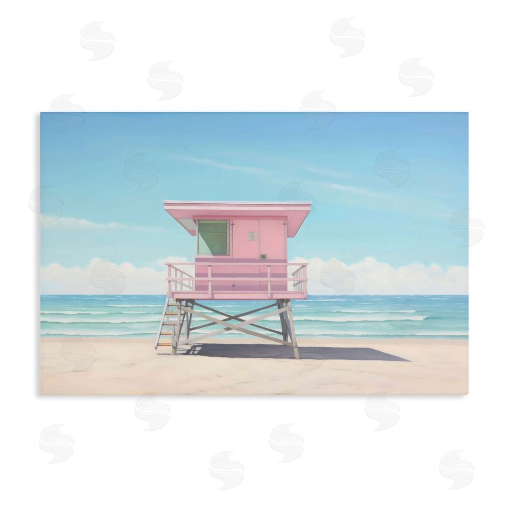 Creative Studio Miami Beach Lifeguard Station Stretched Canvas Wall Art