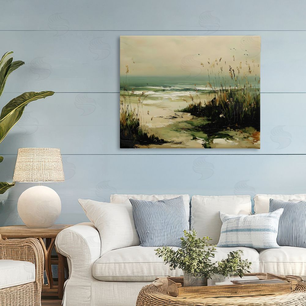 Franklyn Gregory Sea Oats on the Beach Stretched Canvas on Wall