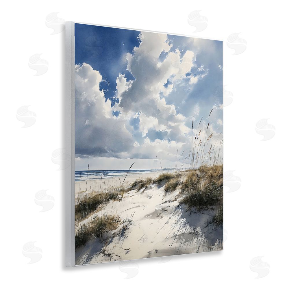 Franklyn Gregory Midday Sunny Beach Dunes Wall Plaque Home Decor Art Print