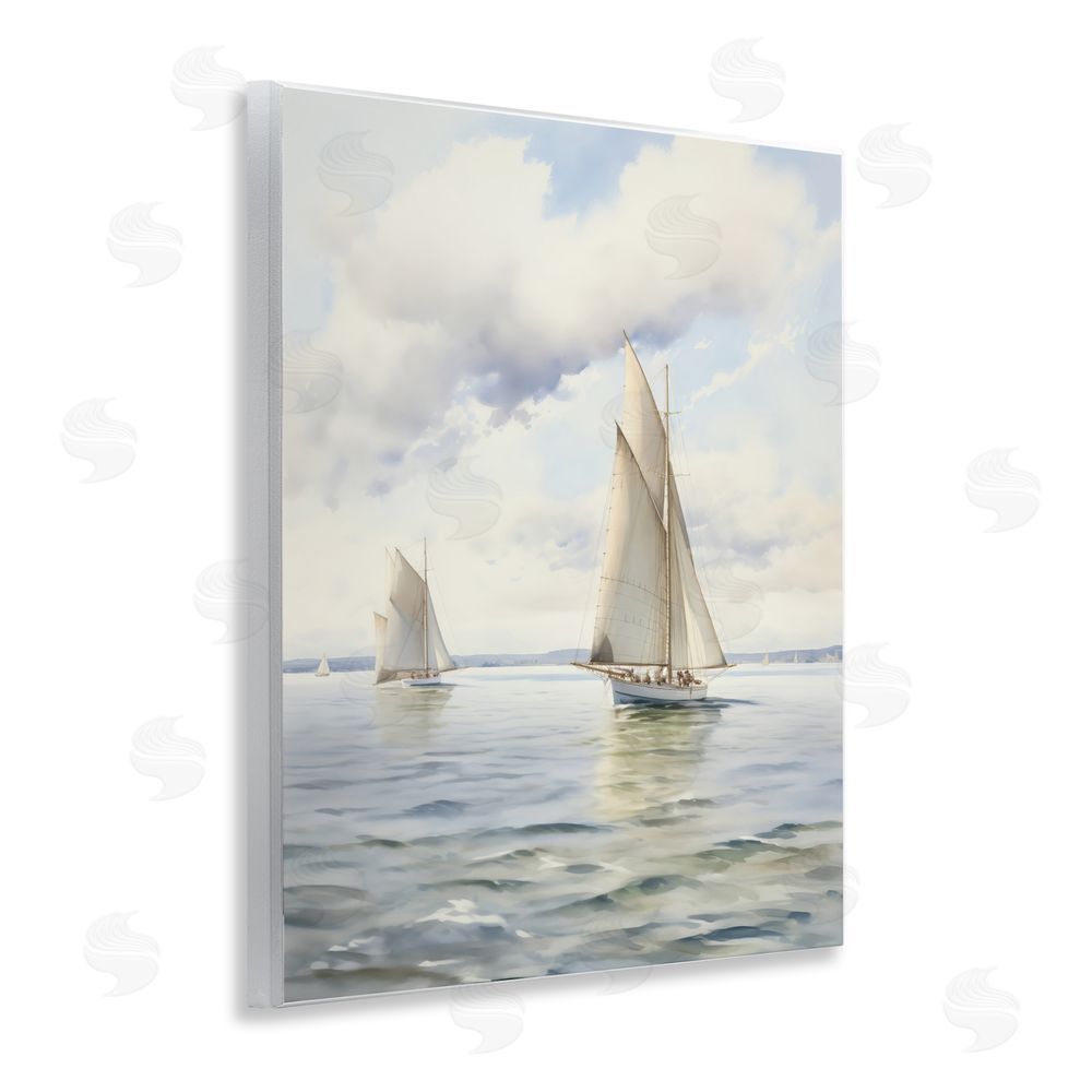 LSR Design Studio Sailing Toward a Tranquil Horizon Wall Plaque Printed Art