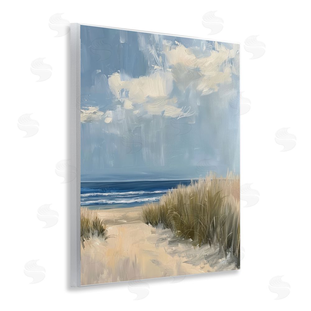 Petal Prints Design In The Dunes By The Sea Wall Plaque Home Decor Art Print