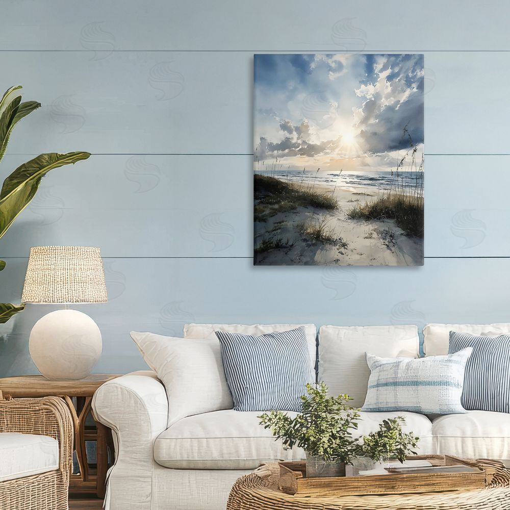 Franklyn Gregory Sunshine On The Beach Stretched Canvas on Wall