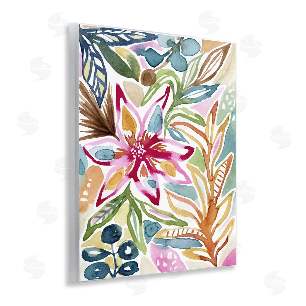 Lisa Nohren Vibrant Garden Impressions Wall Plaque Printed Art