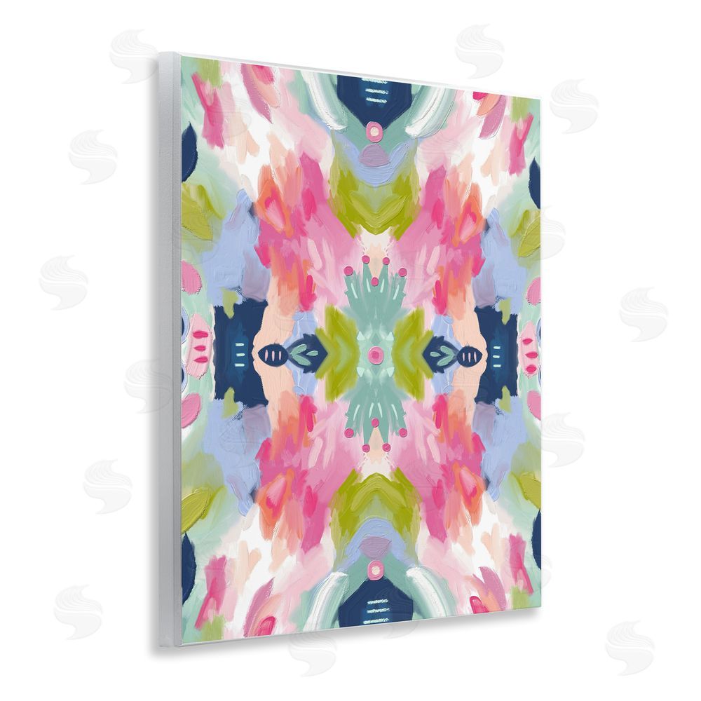 Lisa Nohren Kaleidoscopic Floral Mandala Wall Plaque Home Decor Art Print