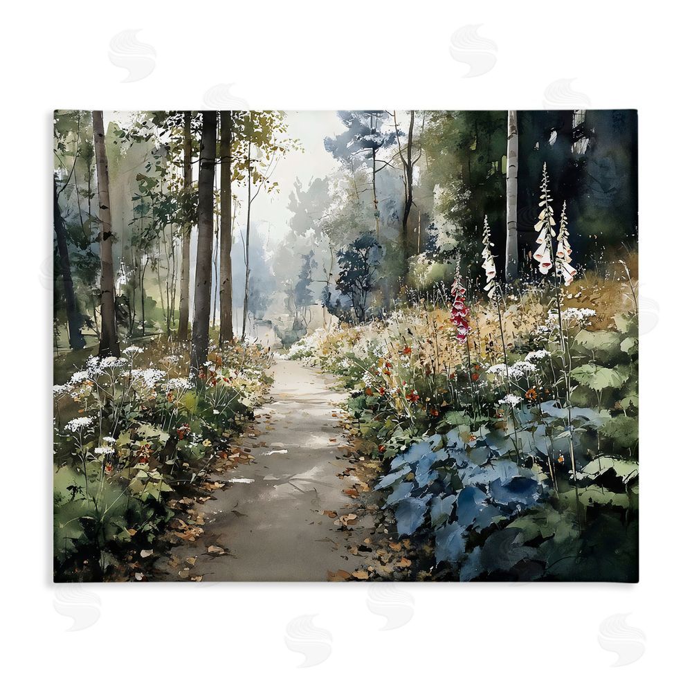 Franklyn Gregory Foliage Forest at Dusk Stretched Canvas Wall Art