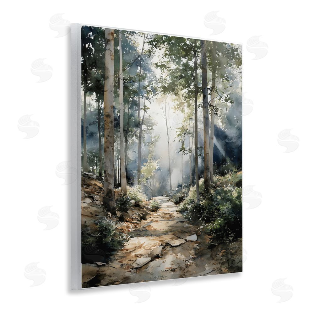 Franklyn Gregory Through The Woods Pathway Wall Plaque Printed Art