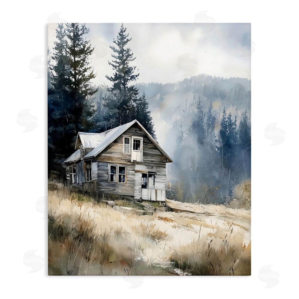 Franklyn Gregory Old Mountain House Stretched Canvas Wall Art