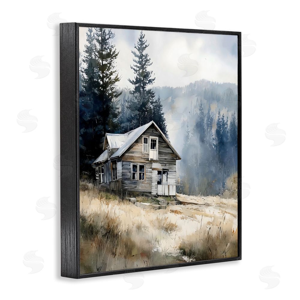 Franklyn Gregory Old Mountain House Black Framed Giclee Wall Art