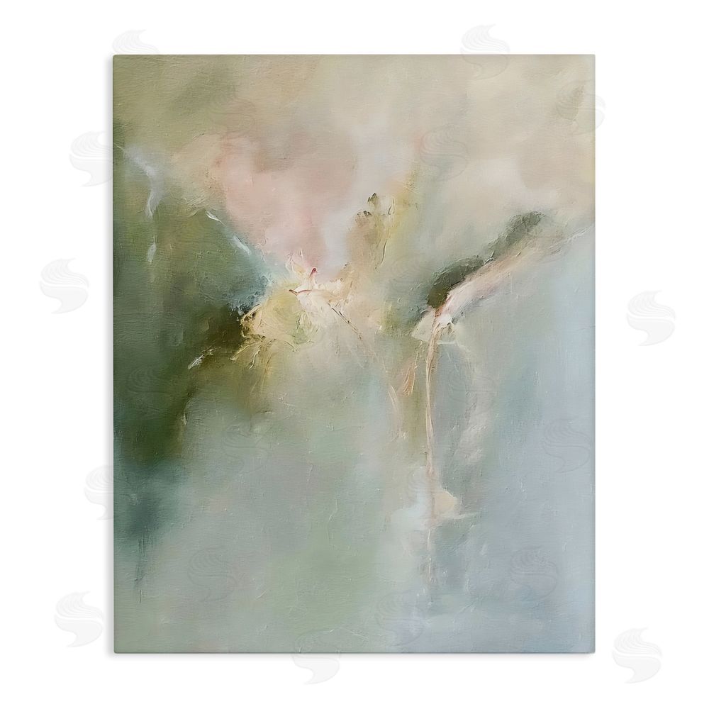 Riley B Ethereal Brushwork Harmony Stretched Canvas Wall Art