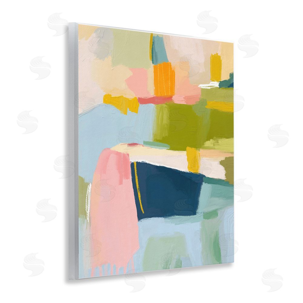 Lisa Nohren Pastel Wonder Brushstrokes Wall Plaque Home Decor Art Print