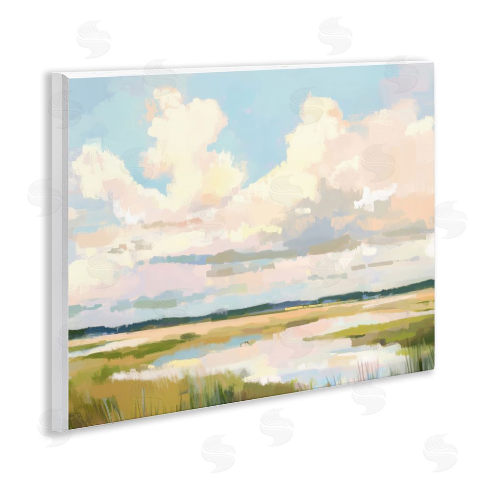 LSR Design Studio Lowcountry Marsh at Dawn Wall Plaque Home Decor Art Print