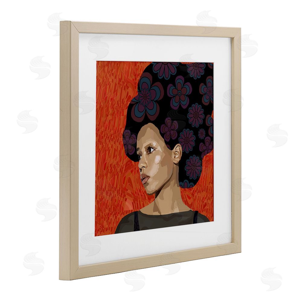 Lynnda Rakos Portrait Of A Dreamer Brown Framed Print Under Glass Wall Art