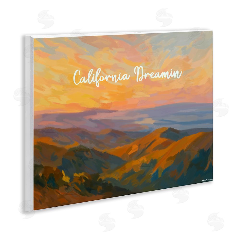 Amelia Noyes California Dreamin' Mountains Wall Plaque Art Print