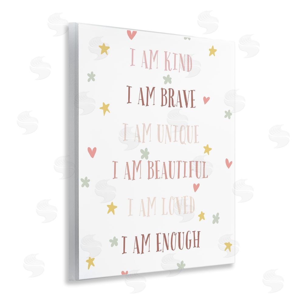 Katie Griggs I am Empowerment Quotes Wall Plaque Home Decor Art Print