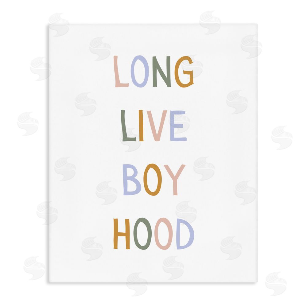 Katie Griggs Long Live Boy Hood Stretched Canvas Wall Art